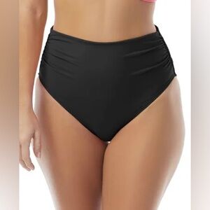 NWT Coco Reef IMPULSE ROLLOVER BIKINI BOTTOM Black 2X